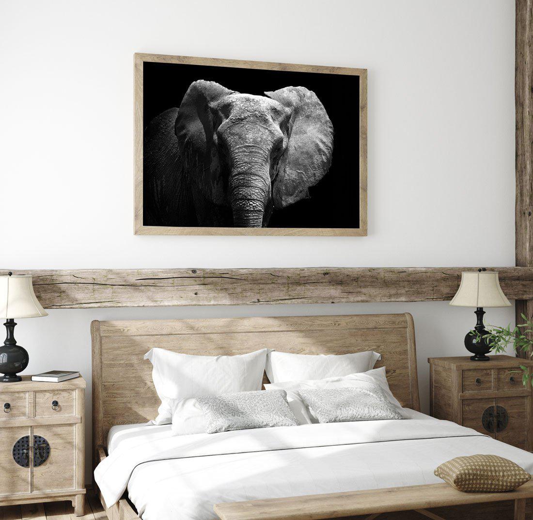 Elephant De Nuit | LS Art Print-PRINT-Olive et Oriel-Olive et Oriel-Buy-Australian-Art-Prints-Online-with-Olive-et-Oriel-Your-Artwork-Specialists-Austrailia-Decorate-With-Coastal-Photo-Wall-Art-Prints-From-Our-Beach-House-Artwork-Collection-Fine-Poster-and-Framed-Artwork