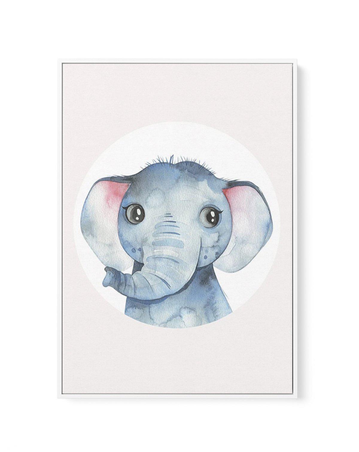 Elephant | Framed Canvas-CANVAS-You can shop wall art online with Olive et Oriel for everything from abstract art to fun kids wall art. Our beautiful modern art prints and canvas art are available from large canvas prints to wall art paintings and our proudly Australian artwork collection offers only the highest quality framed large wall art and canvas art Australia - You can buy fashion photography prints or Hampton print posters and paintings on canvas from Olive et Oriel and have them deliver