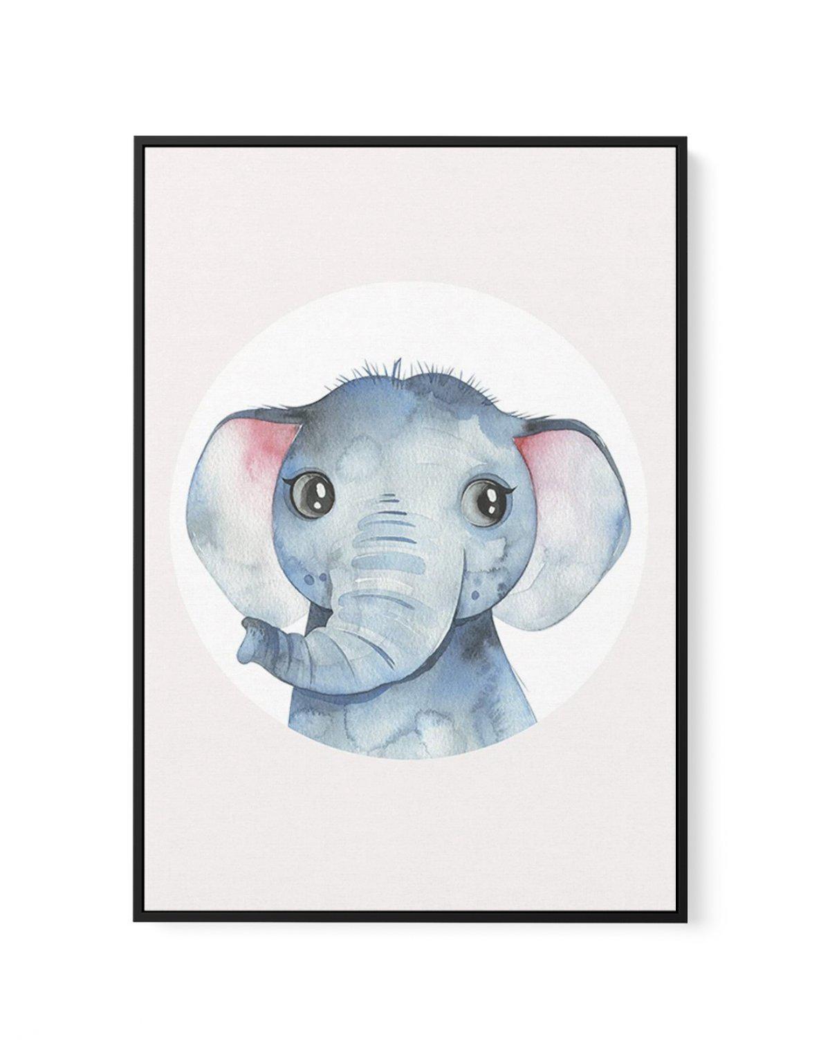 Elephant | Framed Canvas-CANVAS-You can shop wall art online with Olive et Oriel for everything from abstract art to fun kids wall art. Our beautiful modern art prints and canvas art are available from large canvas prints to wall art paintings and our proudly Australian artwork collection offers only the highest quality framed large wall art and canvas art Australia - You can buy fashion photography prints or Hampton print posters and paintings on canvas from Olive et Oriel and have them deliver