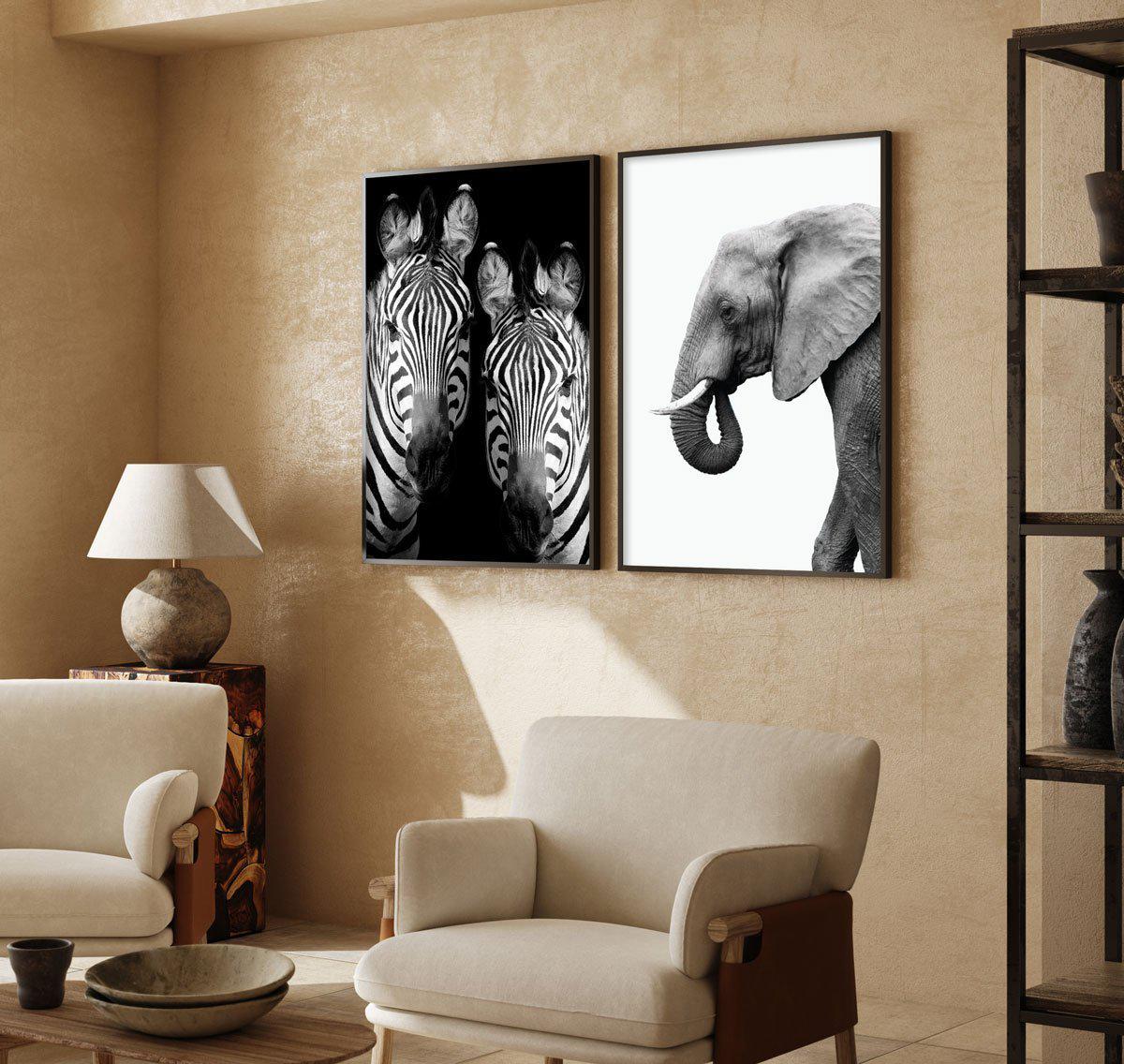 Elephant I Art Print-PRINT-Olive et Oriel-Olive et Oriel-Buy-Australian-Art-Prints-Online-with-Olive-et-Oriel-Your-Artwork-Specialists-Austrailia-Decorate-With-Coastal-Photo-Wall-Art-Prints-From-Our-Beach-House-Artwork-Collection-Fine-Poster-and-Framed-Artwork