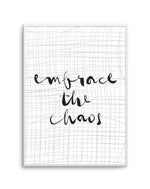 Embrace The Chaos Art Print-PRINT-Olive et Oriel-Olive et Oriel-A5 | 5.8" x 8.3" | 14.8 x 21cm-Unframed Art Print-With White Border-Buy-Australian-Art-Prints-Online-with-Olive-et-Oriel-Your-Artwork-Specialists-Austrailia-Decorate-With-Coastal-Photo-Wall-Art-Prints-From-Our-Beach-House-Artwork-Collection-Fine-Poster-and-Framed-Artwork