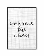 Embrace The Chaos | Framed Canvas-CANVAS-You can shop wall art online with Olive et Oriel for everything from abstract art to fun kids wall art. Our beautiful modern art prints and canvas art are available from large canvas prints to wall art paintings and our proudly Australian artwork collection offers only the highest quality framed large wall art and canvas art Australia - You can buy fashion photography prints or Hampton print posters and paintings on canvas from Olive et Oriel and have the