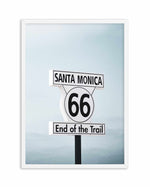 End Of The Trail | Santa Monica Art Print-PRINT-Olive et Oriel-Olive et Oriel-A4 | 8.3" x 11.7" | 21 x 29.7cm-White-With White Border-Buy-Australian-Art-Prints-Online-with-Olive-et-Oriel-Your-Artwork-Specialists-Austrailia-Decorate-With-Coastal-Photo-Wall-Art-Prints-From-Our-Beach-House-Artwork-Collection-Fine-Poster-and-Framed-Artwork