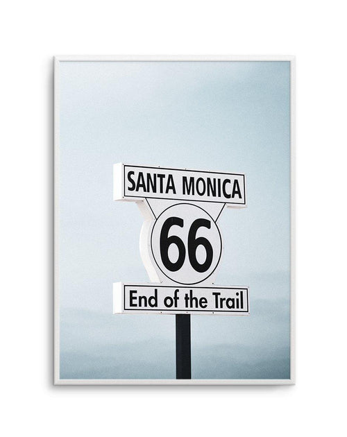 End Of The Trail | Santa Monica Art Print-PRINT-Olive et Oriel-Olive et Oriel-A4 | 8.3" x 11.7" | 21 x 29.7cm-Unframed Art Print-With White Border-Buy-Australian-Art-Prints-Online-with-Olive-et-Oriel-Your-Artwork-Specialists-Austrailia-Decorate-With-Coastal-Photo-Wall-Art-Prints-From-Our-Beach-House-Artwork-Collection-Fine-Poster-and-Framed-Artwork