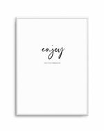 Enjoy The Little Things Art Print-PRINT-Olive et Oriel-Olive et Oriel-A4 | 8.3" x 11.7" | 21 x 29.7cm-Unframed Art Print-With White Border-Buy-Australian-Art-Prints-Online-with-Olive-et-Oriel-Your-Artwork-Specialists-Austrailia-Decorate-With-Coastal-Photo-Wall-Art-Prints-From-Our-Beach-House-Artwork-Collection-Fine-Poster-and-Framed-Artwork