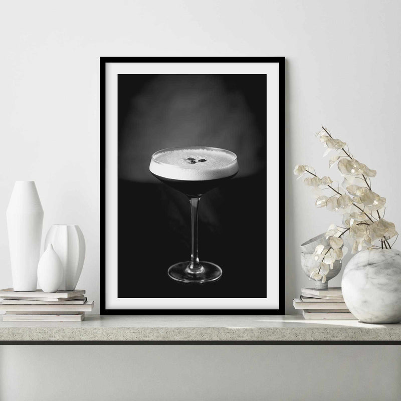 Espresso Martini Art Print-PRINT-Olive et Oriel-Olive et Oriel-Buy-Australian-Art-Prints-Online-with-Olive-et-Oriel-Your-Artwork-Specialists-Austrailia-Decorate-With-Coastal-Photo-Wall-Art-Prints-From-Our-Beach-House-Artwork-Collection-Fine-Poster-and-Framed-Artwork