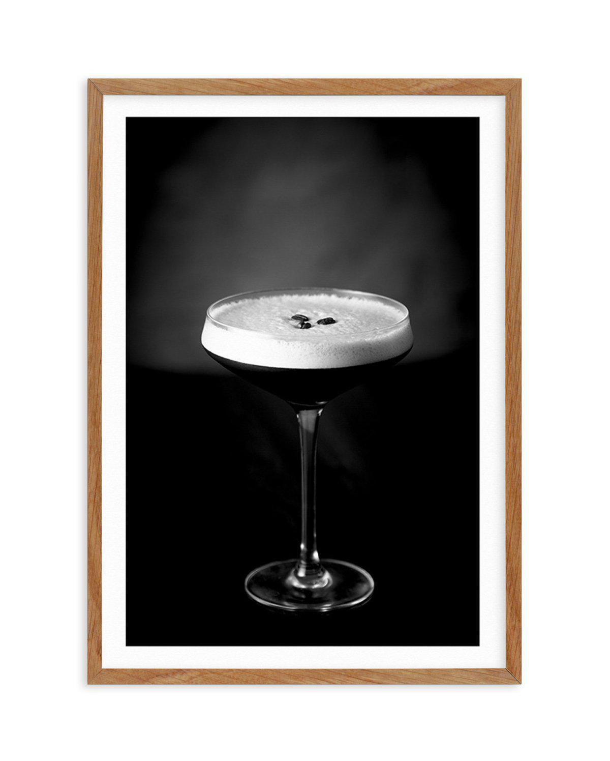 Espresso Martini Art Print-PRINT-Olive et Oriel-Olive et Oriel-Buy-Australian-Art-Prints-Online-with-Olive-et-Oriel-Your-Artwork-Specialists-Austrailia-Decorate-With-Coastal-Photo-Wall-Art-Prints-From-Our-Beach-House-Artwork-Collection-Fine-Poster-and-Framed-Artwork