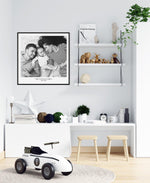 Family Est. Memory in Square Art Print-PRINT-Olive et Oriel-Family Photos-Buy-Australian-Art-Prints-Online-with-Olive-et-Oriel-Your-Artwork-Specialists-Austrailia-Decorate-With-Coastal-Photo-Wall-Art-Prints-From-Our-Beach-House-Artwork-Collection-Fine-Poster-and-Framed-Artwork