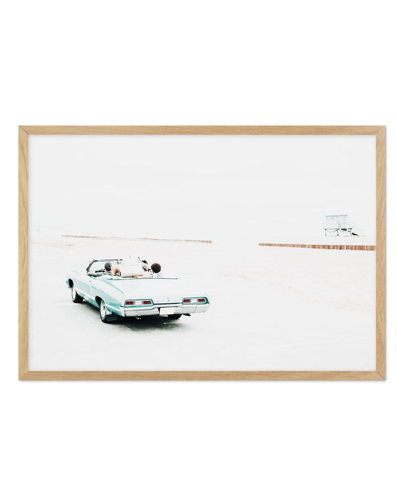Farewell to Malibu Art Print-PRINT-Olive et Oriel-Olive et Oriel-A4 | 8.3" x 11.7" | 21 x 29.7cm-Oak-With White Border-Buy-Australian-Art-Prints-Online-with-Olive-et-Oriel-Your-Artwork-Specialists-Austrailia-Decorate-With-Coastal-Photo-Wall-Art-Prints-From-Our-Beach-House-Artwork-Collection-Fine-Poster-and-Framed-Artwork