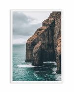 Faroe Cliffs | PT Art Print-PRINT-Olive et Oriel-Olive et Oriel-A5 | 5.8" x 8.3" | 14.8 x 21cm-White-With White Border-Buy-Australian-Art-Prints-Online-with-Olive-et-Oriel-Your-Artwork-Specialists-Austrailia-Decorate-With-Coastal-Photo-Wall-Art-Prints-From-Our-Beach-House-Artwork-Collection-Fine-Poster-and-Framed-Artwork