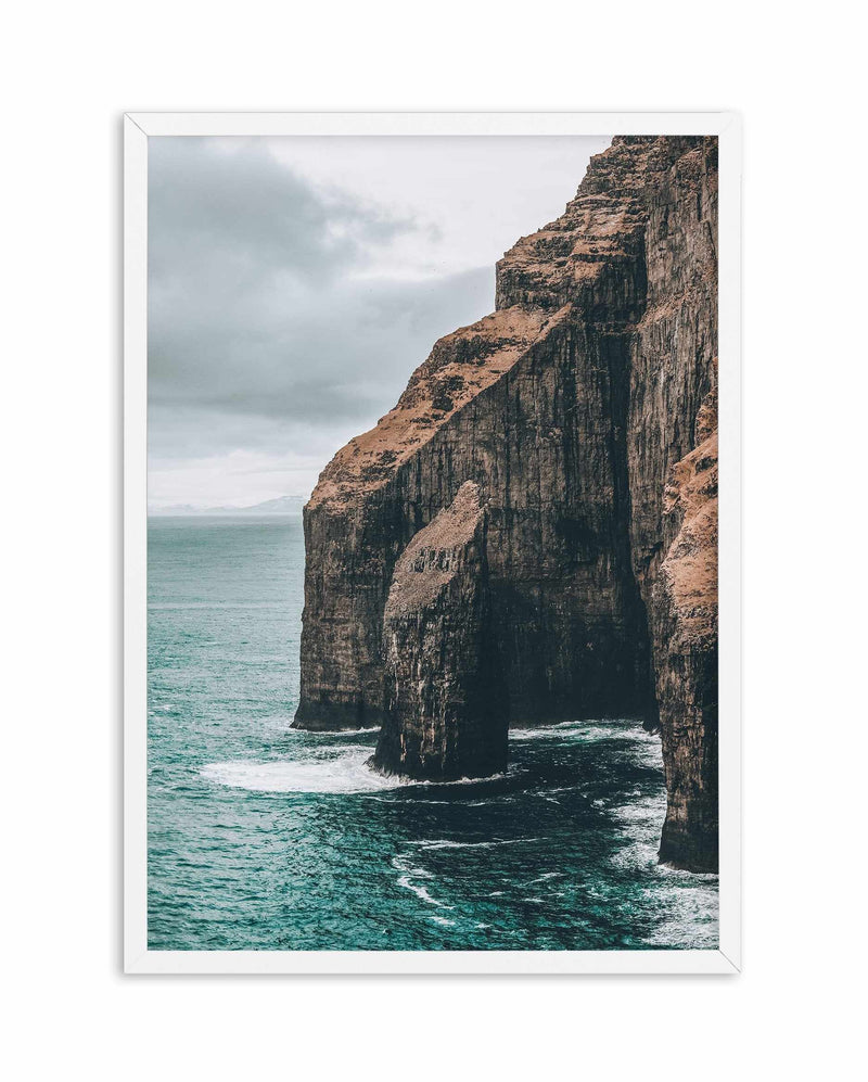 Faroe Cliffs | PT Art Print-PRINT-Olive et Oriel-Olive et Oriel-A5 | 5.8" x 8.3" | 14.8 x 21cm-White-With White Border-Buy-Australian-Art-Prints-Online-with-Olive-et-Oriel-Your-Artwork-Specialists-Austrailia-Decorate-With-Coastal-Photo-Wall-Art-Prints-From-Our-Beach-House-Artwork-Collection-Fine-Poster-and-Framed-Artwork