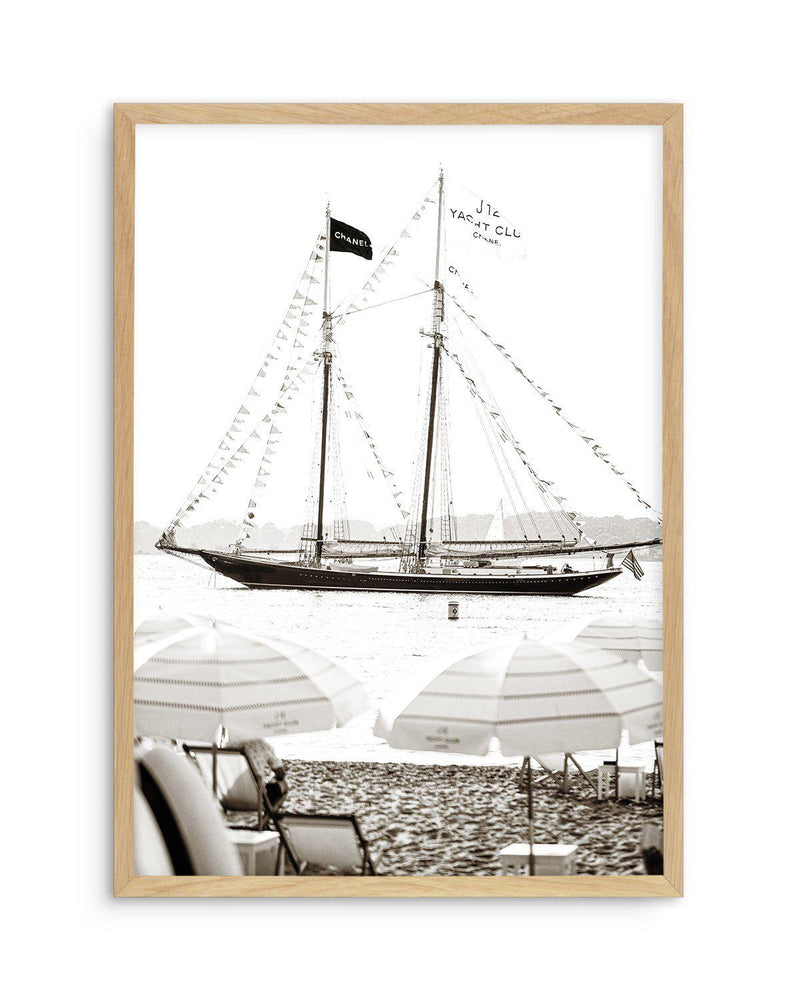 Fashion Yacht Club No II Art Print-PRINT-Olive et Oriel-Olive et Oriel-A5 | 5.8" x 8.3" | 14.8 x 21cm-Oak-With White Border-Buy-Australian-Art-Prints-Online-with-Olive-et-Oriel-Your-Artwork-Specialists-Austrailia-Decorate-With-Coastal-Photo-Wall-Art-Prints-From-Our-Beach-House-Artwork-Collection-Fine-Poster-and-Framed-Artwork