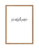 Feel Like Sunshine Art Print-PRINT-Olive et Oriel-Olive et Oriel-50x70 cm | 19.6" x 27.5"-Walnut-With White Border-Buy-Australian-Art-Prints-Online-with-Olive-et-Oriel-Your-Artwork-Specialists-Austrailia-Decorate-With-Coastal-Photo-Wall-Art-Prints-From-Our-Beach-House-Artwork-Collection-Fine-Poster-and-Framed-Artwork