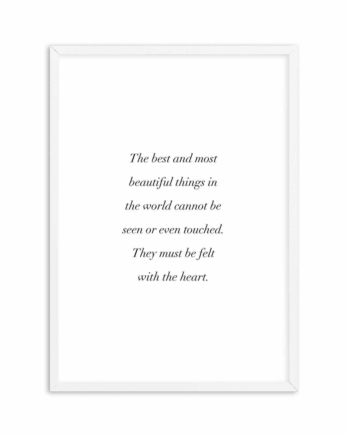 Felt with Heart Art Print-PRINT-Olive et Oriel-Olive et Oriel-A4 | 8.3" x 11.7" | 21 x 29.7cm-White-With White Border-Buy-Australian-Art-Prints-Online-with-Olive-et-Oriel-Your-Artwork-Specialists-Austrailia-Decorate-With-Coastal-Photo-Wall-Art-Prints-From-Our-Beach-House-Artwork-Collection-Fine-Poster-and-Framed-Artwork