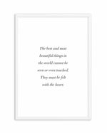 Felt with Heart Art Print-PRINT-Olive et Oriel-Olive et Oriel-A4 | 8.3" x 11.7" | 21 x 29.7cm-White-With White Border-Buy-Australian-Art-Prints-Online-with-Olive-et-Oriel-Your-Artwork-Specialists-Austrailia-Decorate-With-Coastal-Photo-Wall-Art-Prints-From-Our-Beach-House-Artwork-Collection-Fine-Poster-and-Framed-Artwork