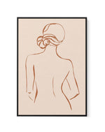 Female Form IV | Terracotta | Framed Canvas-CANVAS-You can shop wall art online with Olive et Oriel for everything from abstract art to fun kids wall art. Our beautiful modern art prints and canvas art are available from large canvas prints to wall art paintings and our proudly Australian artwork collection offers only the highest quality framed large wall art and canvas art Australia - You can buy fashion photography prints or Hampton print posters and paintings on canvas from Olive et Oriel an