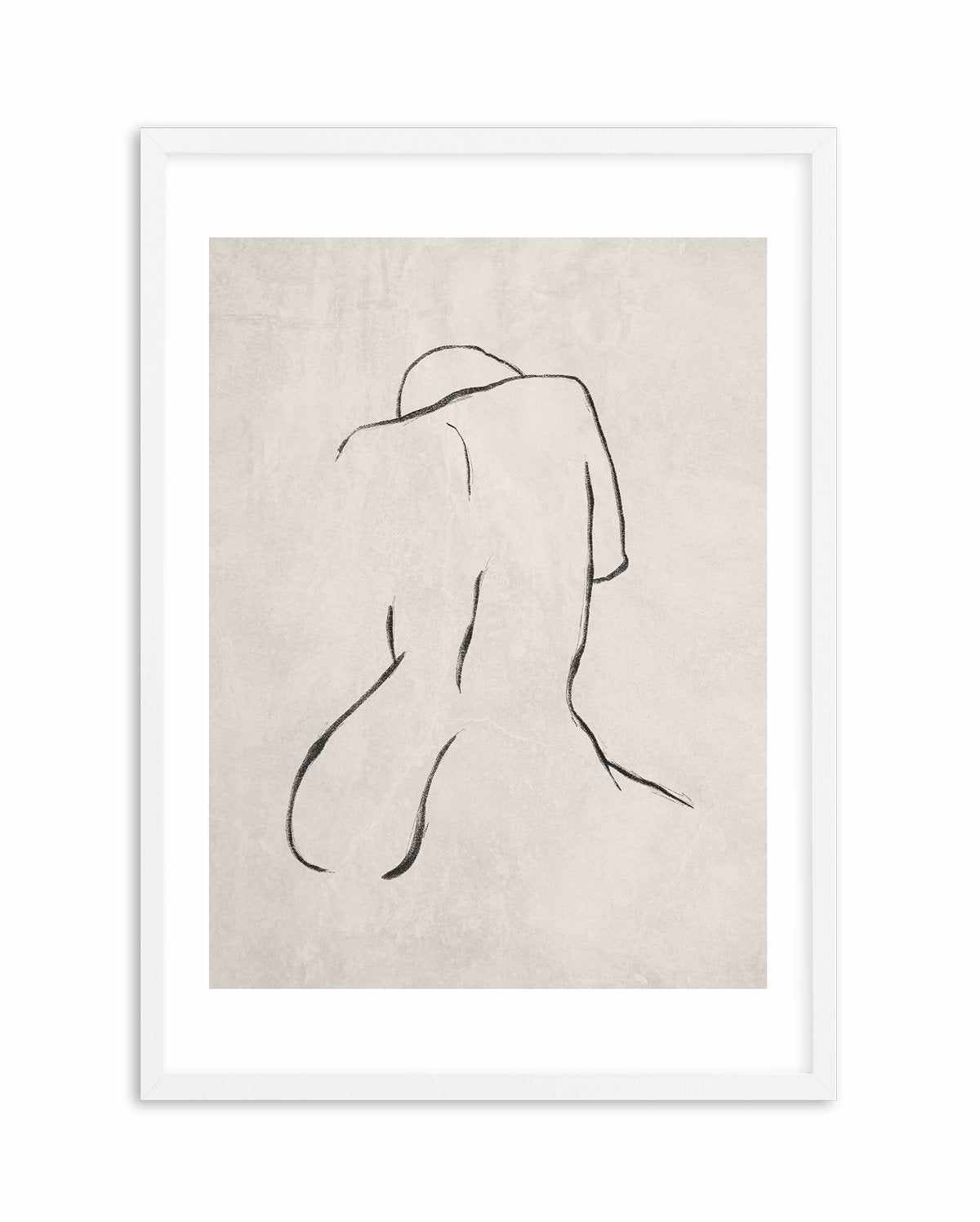 Female Form | Terra Art Print-PRINT-Olive et Oriel-Olive et Oriel-A5 | 5.8" x 8.3" | 14.8 x 21cm-White-With White Border-Buy-Australian-Art-Prints-Online-with-Olive-et-Oriel-Your-Artwork-Specialists-Austrailia-Decorate-With-Coastal-Photo-Wall-Art-Prints-From-Our-Beach-House-Artwork-Collection-Fine-Poster-and-Framed-Artwork