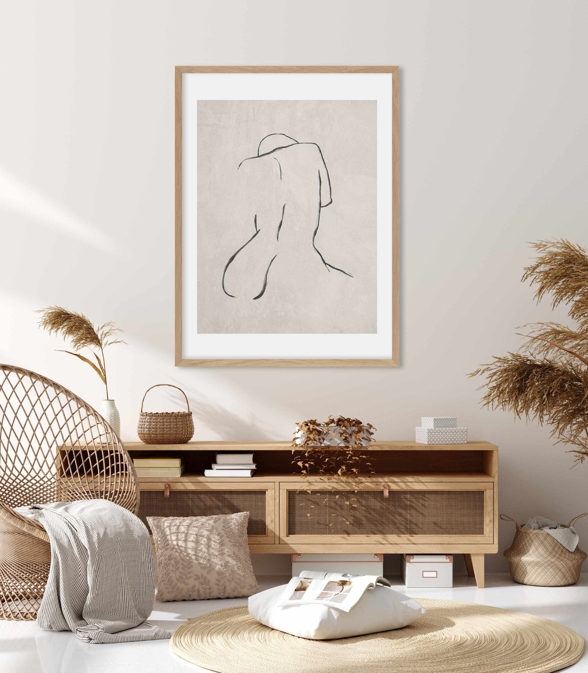 Female Form | Terra Art Print-PRINT-Olive et Oriel-Olive et Oriel-Buy-Australian-Art-Prints-Online-with-Olive-et-Oriel-Your-Artwork-Specialists-Austrailia-Decorate-With-Coastal-Photo-Wall-Art-Prints-From-Our-Beach-House-Artwork-Collection-Fine-Poster-and-Framed-Artwork