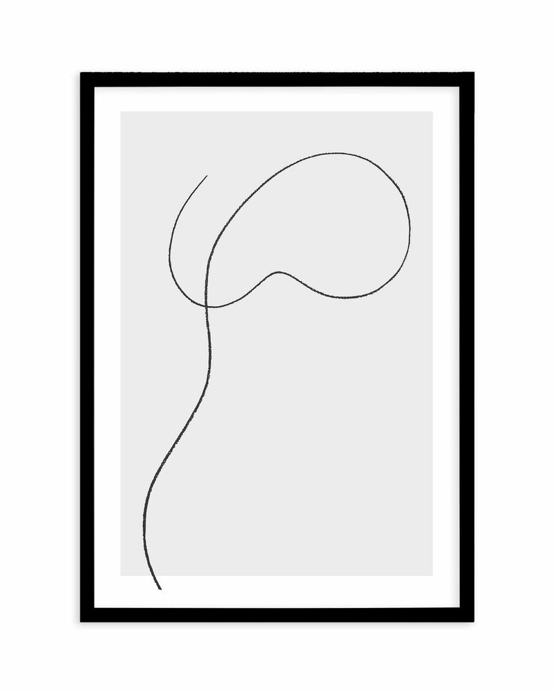 Female Line Art Print-PRINT-Olive et Oriel-Olive et Oriel-A5 | 5.8" x 8.3" | 14.8 x 21cm-Black-With White Border-Buy-Australian-Art-Prints-Online-with-Olive-et-Oriel-Your-Artwork-Specialists-Austrailia-Decorate-With-Coastal-Photo-Wall-Art-Prints-From-Our-Beach-House-Artwork-Collection-Fine-Poster-and-Framed-Artwork