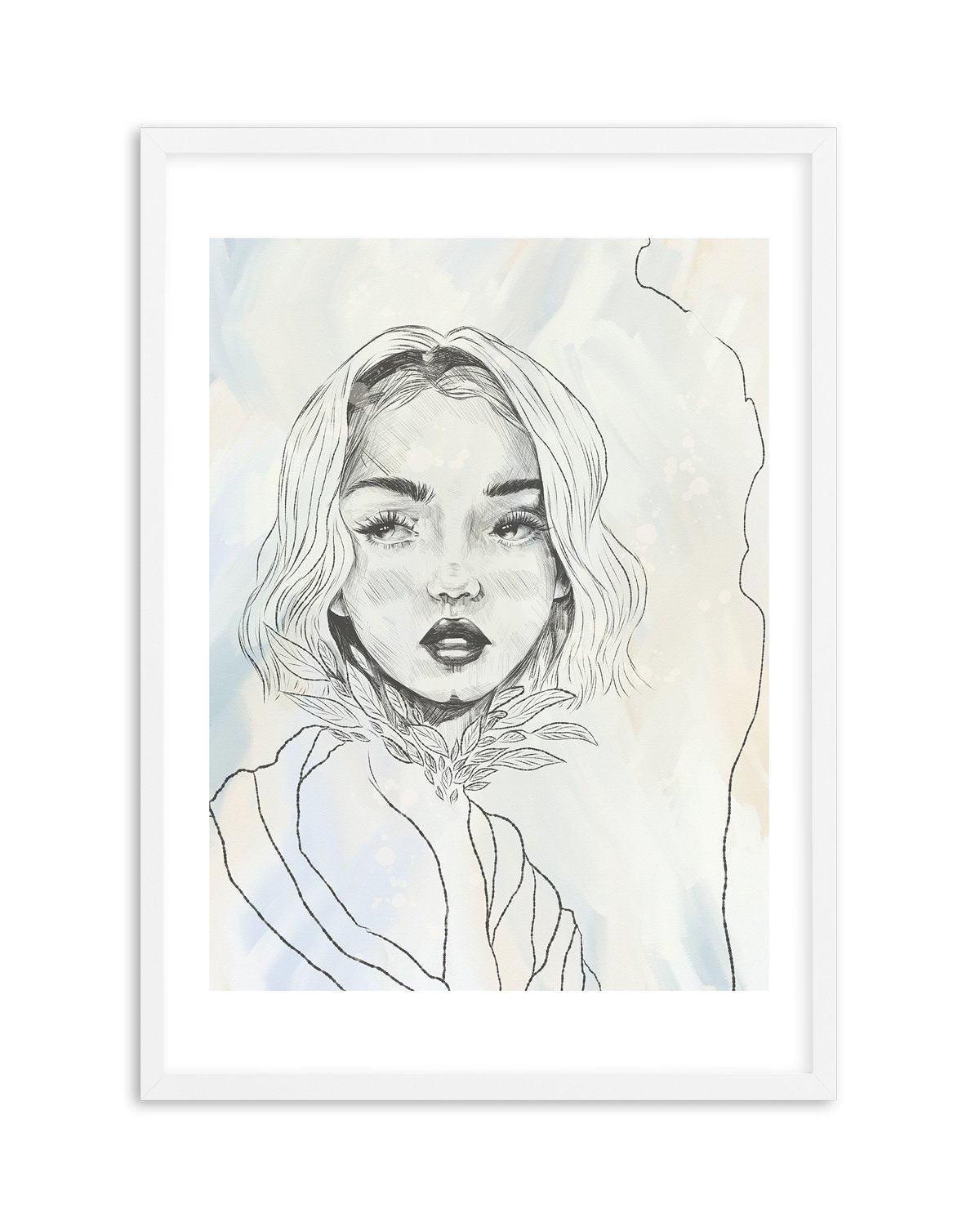 Femme en Lignes I Art Print-PRINT-Olive et Oriel-Olive et Oriel-A5 | 5.8" x 8.3" | 14.8 x 21cm-White-With White Border-Buy-Australian-Art-Prints-Online-with-Olive-et-Oriel-Your-Artwork-Specialists-Austrailia-Decorate-With-Coastal-Photo-Wall-Art-Prints-From-Our-Beach-House-Artwork-Collection-Fine-Poster-and-Framed-Artwork