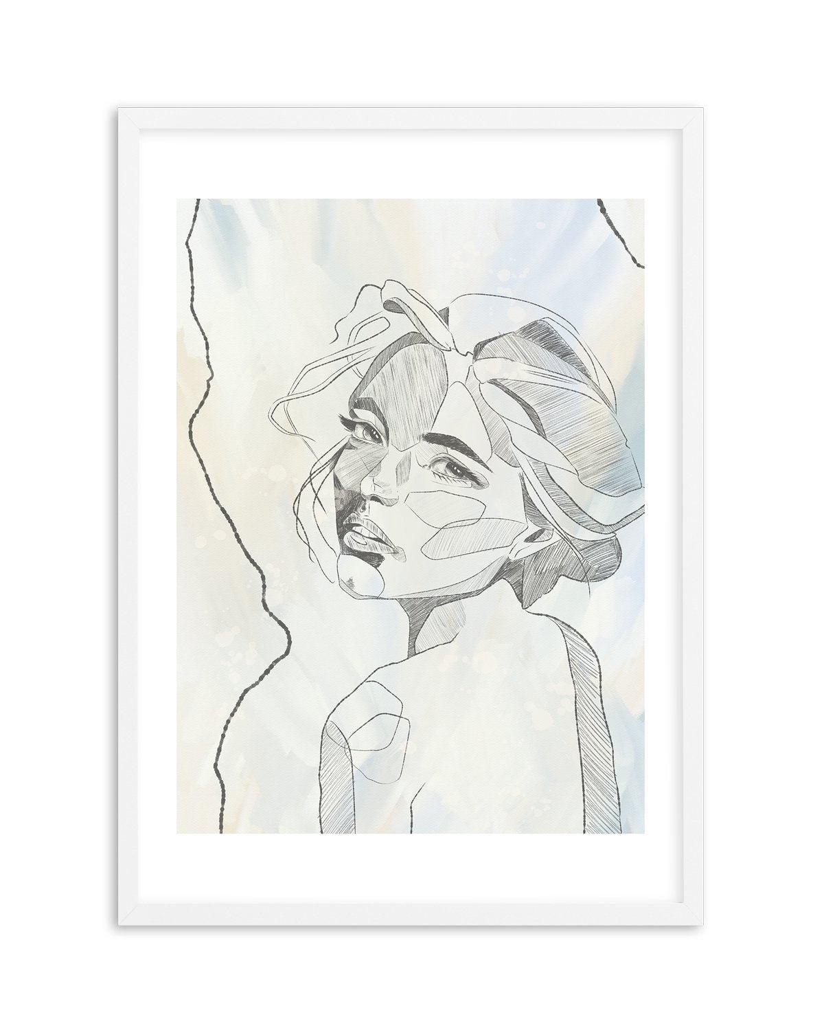 Femme en Lignes II Art Print-PRINT-Olive et Oriel-Olive et Oriel-A5 | 5.8" x 8.3" | 14.8 x 21cm-White-With White Border-Buy-Australian-Art-Prints-Online-with-Olive-et-Oriel-Your-Artwork-Specialists-Austrailia-Decorate-With-Coastal-Photo-Wall-Art-Prints-From-Our-Beach-House-Artwork-Collection-Fine-Poster-and-Framed-Artwork