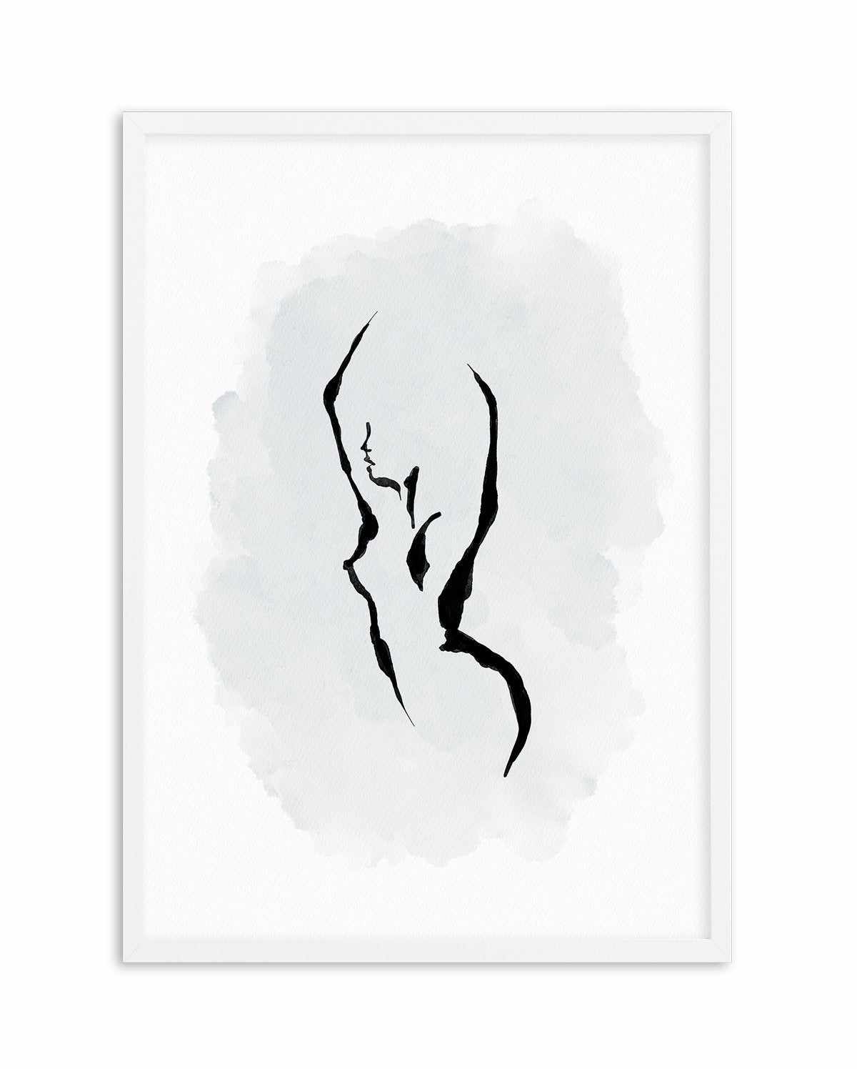 Femme in Periwinkle Blue Art Print-PRINT-Olive et Oriel-Olive et Oriel-A5 | 5.8" x 8.3" | 14.8 x 21cm-White-With White Border-Buy-Australian-Art-Prints-Online-with-Olive-et-Oriel-Your-Artwork-Specialists-Austrailia-Decorate-With-Coastal-Photo-Wall-Art-Prints-From-Our-Beach-House-Artwork-Collection-Fine-Poster-and-Framed-Artwork