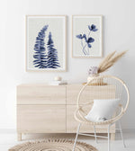 Fern | Navy Art Print-PRINT-Olive et Oriel-Olive et Oriel-Buy-Australian-Art-Prints-Online-with-Olive-et-Oriel-Your-Artwork-Specialists-Austrailia-Decorate-With-Coastal-Photo-Wall-Art-Prints-From-Our-Beach-House-Artwork-Collection-Fine-Poster-and-Framed-Artwork