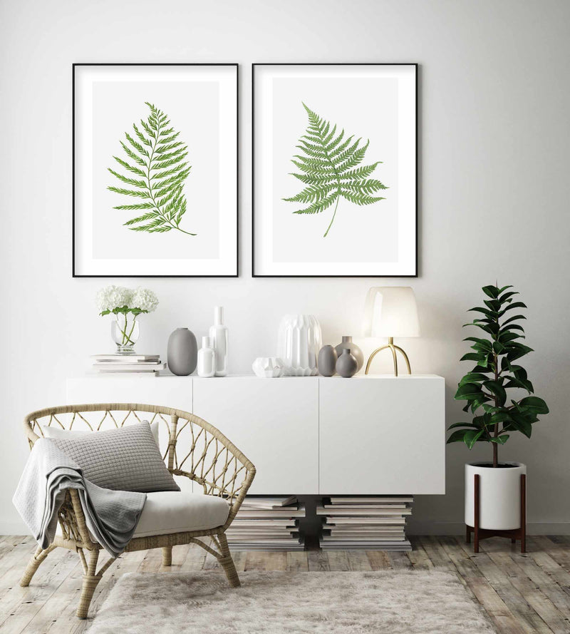Fern on Grey I Art Print-PRINT-Olive et Oriel-Olive et Oriel-Buy-Australian-Art-Prints-Online-with-Olive-et-Oriel-Your-Artwork-Specialists-Austrailia-Decorate-With-Coastal-Photo-Wall-Art-Prints-From-Our-Beach-House-Artwork-Collection-Fine-Poster-and-Framed-Artwork