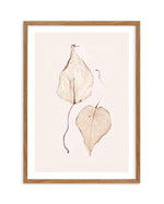 Feuille D'or II Art Print-PRINT-Olive et Oriel-Olive et Oriel-50x70 cm | 19.6" x 27.5"-Walnut-With White Border-Buy-Australian-Art-Prints-Online-with-Olive-et-Oriel-Your-Artwork-Specialists-Austrailia-Decorate-With-Coastal-Photo-Wall-Art-Prints-From-Our-Beach-House-Artwork-Collection-Fine-Poster-and-Framed-Artwork