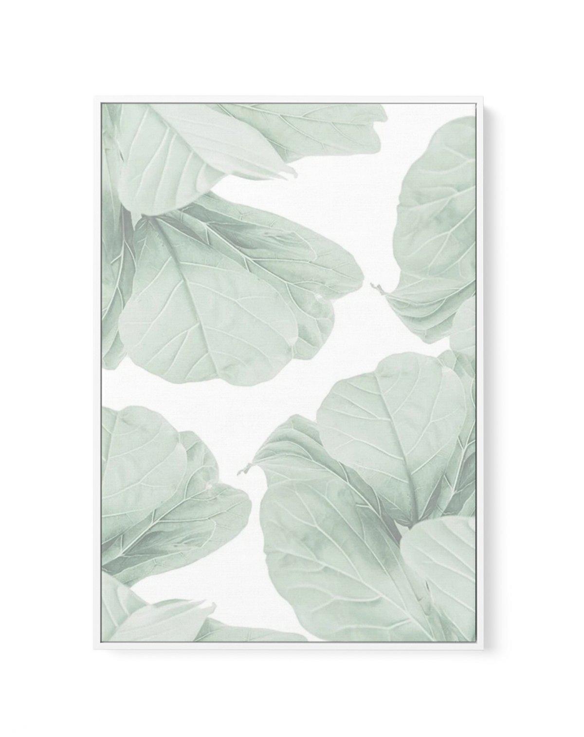 Fig Leaves I | Framed Canvas-CANVAS-You can shop wall art online with Olive et Oriel for everything from abstract art to fun kids wall art. Our beautiful modern art prints and canvas art are available from large canvas prints to wall art paintings and our proudly Australian artwork collection offers only the highest quality framed large wall art and canvas art Australia - You can buy fashion photography prints or Hampton print posters and paintings on canvas from Olive et Oriel and have them del