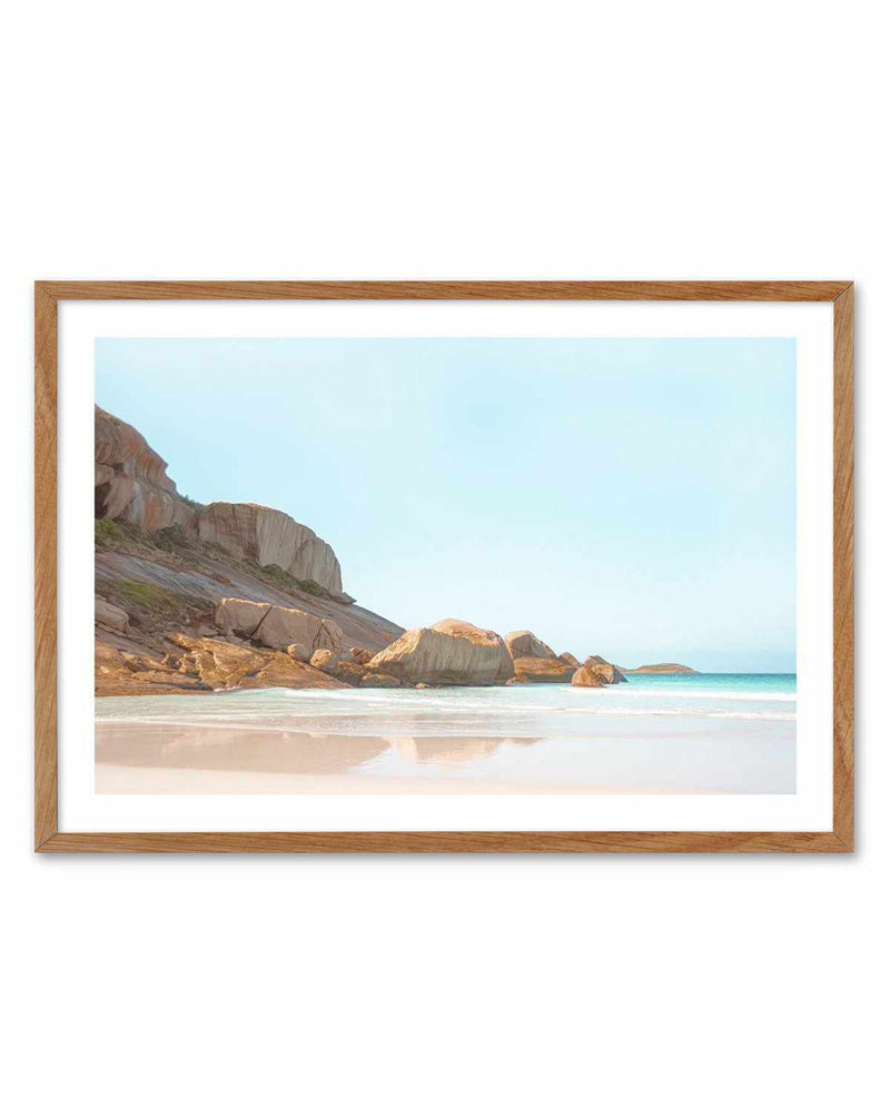 Firsties Beach, Esperance Art Print-PRINT-Olive et Oriel-Olive et Oriel-50x70 cm | 19.6" x 27.5"-Walnut-With White Border-Buy-Australian-Art-Prints-Online-with-Olive-et-Oriel-Your-Artwork-Specialists-Austrailia-Decorate-With-Coastal-Photo-Wall-Art-Prints-From-Our-Beach-House-Artwork-Collection-Fine-Poster-and-Framed-Artwork