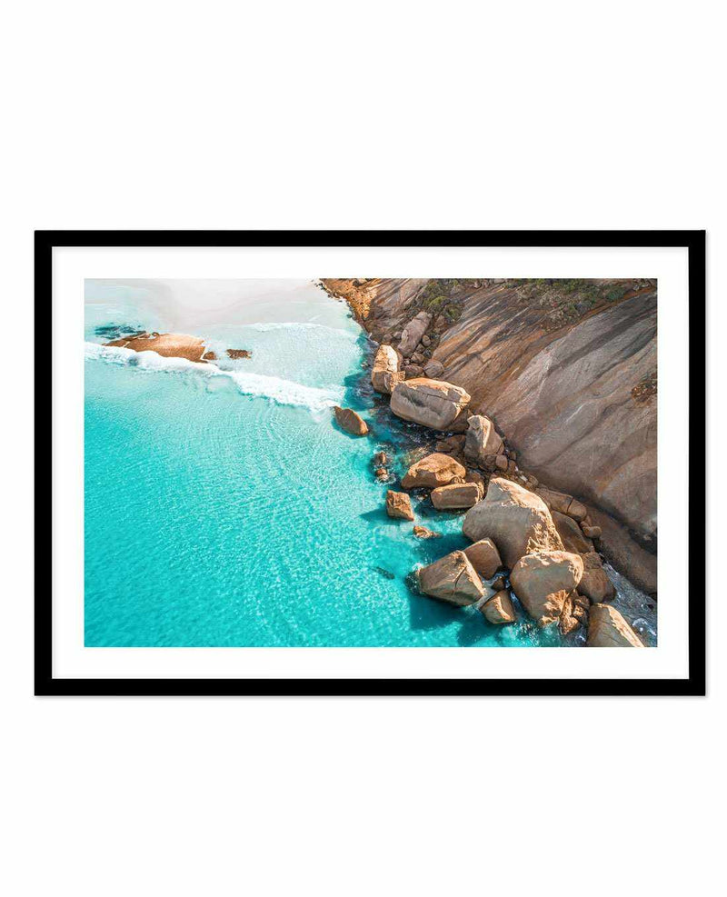 Firsties View | Esperance Art Print-PRINT-Olive et Oriel-Olive et Oriel-A5 | 5.8" x 8.3" | 14.8 x 21cm-Black-With White Border-Buy-Australian-Art-Prints-Online-with-Olive-et-Oriel-Your-Artwork-Specialists-Austrailia-Decorate-With-Coastal-Photo-Wall-Art-Prints-From-Our-Beach-House-Artwork-Collection-Fine-Poster-and-Framed-Artwork