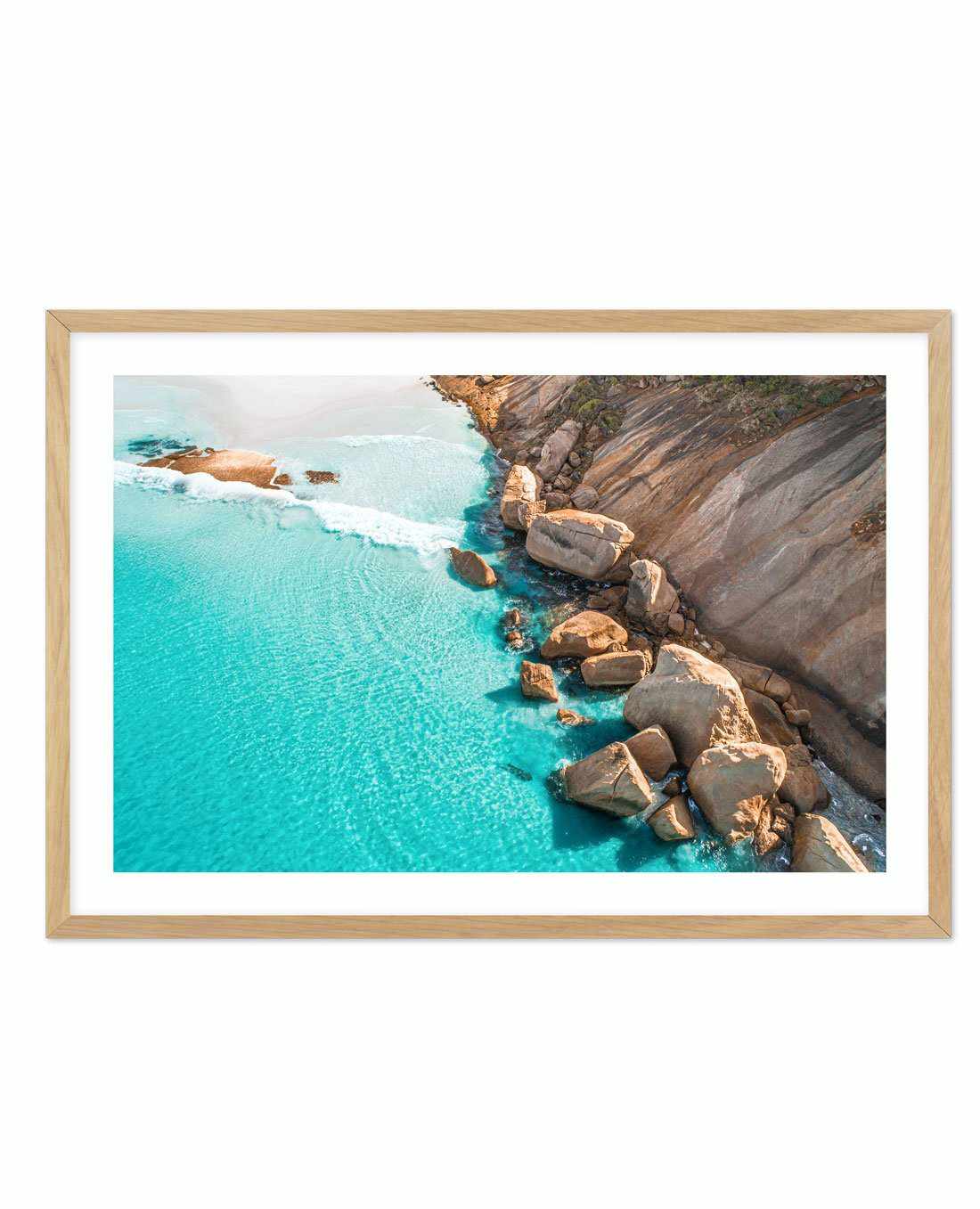 Firsties View | Esperance Art Print-PRINT-Olive et Oriel-Olive et Oriel-A5 | 5.8" x 8.3" | 14.8 x 21cm-Oak-With White Border-Buy-Australian-Art-Prints-Online-with-Olive-et-Oriel-Your-Artwork-Specialists-Austrailia-Decorate-With-Coastal-Photo-Wall-Art-Prints-From-Our-Beach-House-Artwork-Collection-Fine-Poster-and-Framed-Artwork