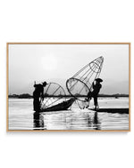 Fisherman II | Framed Canvas-CANVAS-You can shop wall art online with Olive et Oriel for everything from abstract art to fun kids wall art. Our beautiful modern art prints and canvas art are available from large canvas prints to wall art paintings and our proudly Australian artwork collection offers only the highest quality framed large wall art and canvas art Australia - You can buy fashion photography prints or Hampton print posters and paintings on canvas from Olive et Oriel and have them del