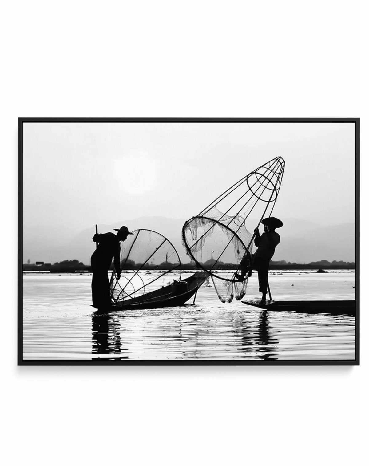 Fisherman II | Framed Canvas-CANVAS-You can shop wall art online with Olive et Oriel for everything from abstract art to fun kids wall art. Our beautiful modern art prints and canvas art are available from large canvas prints to wall art paintings and our proudly Australian artwork collection offers only the highest quality framed large wall art and canvas art Australia - You can buy fashion photography prints or Hampton print posters and paintings on canvas from Olive et Oriel and have them del