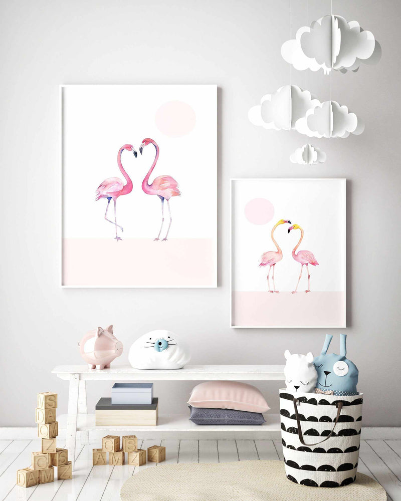 Flamingo I Art Print-PRINT-Olive et Oriel-Olive et Oriel-Buy-Australian-Art-Prints-Online-with-Olive-et-Oriel-Your-Artwork-Specialists-Austrailia-Decorate-With-Coastal-Photo-Wall-Art-Prints-From-Our-Beach-House-Artwork-Collection-Fine-Poster-and-Framed-Artwork
