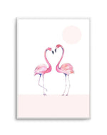 Flamingo I Art Print-PRINT-Olive et Oriel-Olive et Oriel-A5 | 5.8" x 8.3" | 14.8 x 21cm-Unframed Art Print-With White Border-Buy-Australian-Art-Prints-Online-with-Olive-et-Oriel-Your-Artwork-Specialists-Austrailia-Decorate-With-Coastal-Photo-Wall-Art-Prints-From-Our-Beach-House-Artwork-Collection-Fine-Poster-and-Framed-Artwork