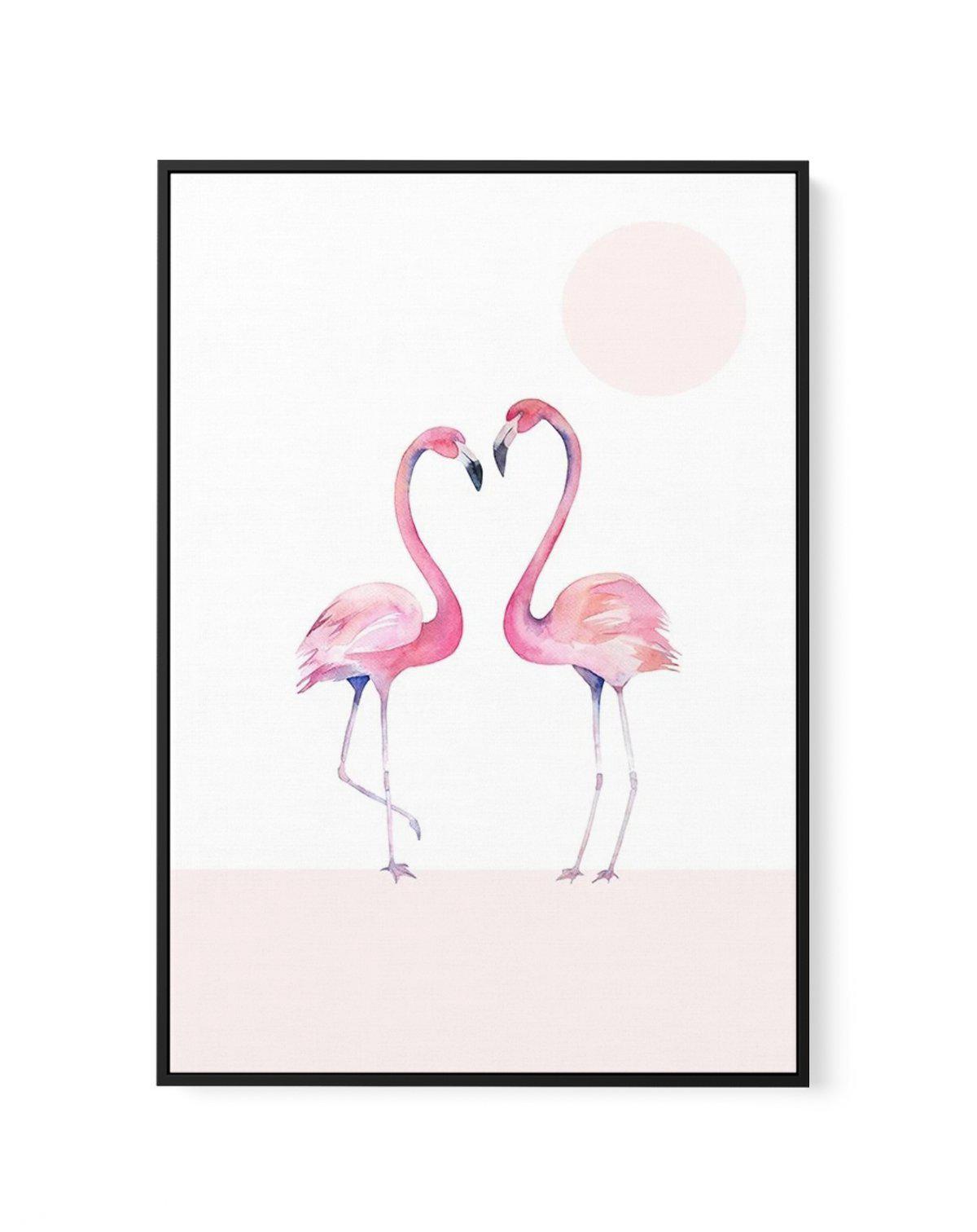 Flamingo I | Framed Canvas-CANVAS-You can shop wall art online with Olive et Oriel for everything from abstract art to fun kids wall art. Our beautiful modern art prints and canvas art are available from large canvas prints to wall art paintings and our proudly Australian artwork collection offers only the highest quality framed large wall art and canvas art Australia - You can buy fashion photography prints or Hampton print posters and paintings on canvas from Olive et Oriel and have them deliv