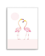 Flamingo II Art Print-PRINT-Olive et Oriel-Olive et Oriel-A5 | 5.8" x 8.3" | 14.8 x 21cm-Unframed Art Print-With White Border-Buy-Australian-Art-Prints-Online-with-Olive-et-Oriel-Your-Artwork-Specialists-Austrailia-Decorate-With-Coastal-Photo-Wall-Art-Prints-From-Our-Beach-House-Artwork-Collection-Fine-Poster-and-Framed-Artwork