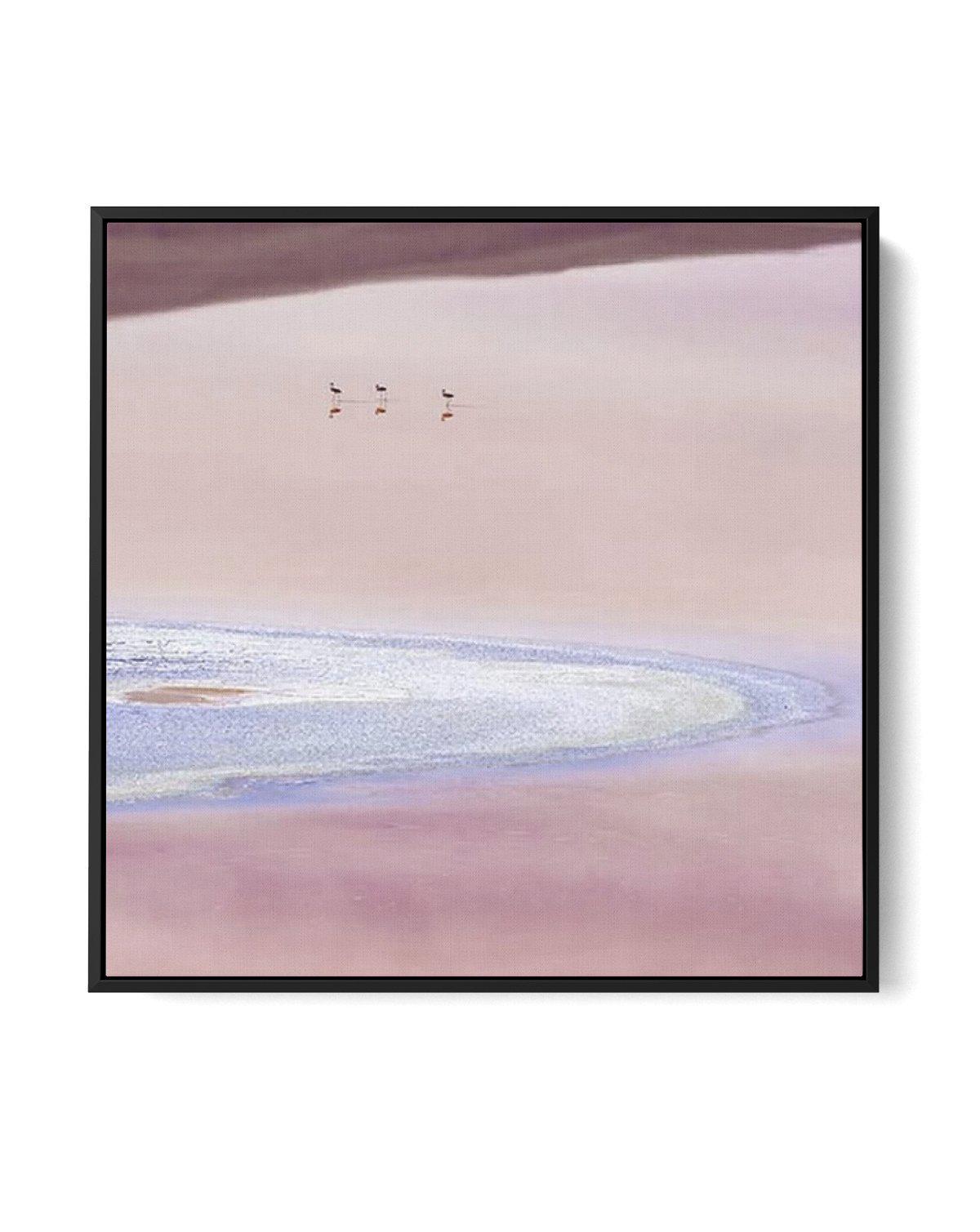 Flamingos, Andean Plateau SQ | Framed Canvas-CANVAS-You can shop wall art online with Olive et Oriel for everything from abstract art to fun kids wall art. Our beautiful modern art prints and canvas art are available from large canvas prints to wall art paintings and our proudly Australian artwork collection offers only the highest quality framed large wall art and canvas art Australia - You can buy fashion photography prints or Hampton print posters and paintings on canvas from Olive et Oriel a