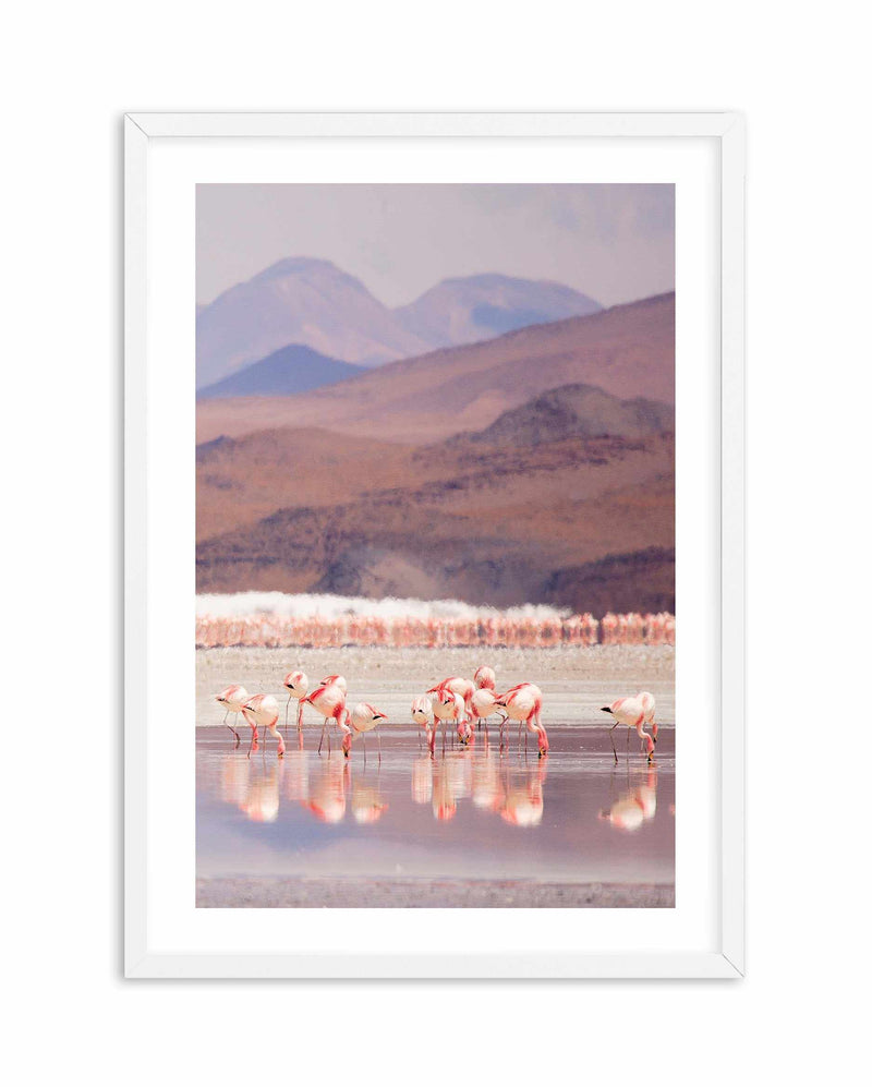 Flamingos | PT Art Print-PRINT-Olive et Oriel-Olive et Oriel-A5 | 5.8" x 8.3" | 14.8 x 21cm-White-With White Border-Buy-Australian-Art-Prints-Online-with-Olive-et-Oriel-Your-Artwork-Specialists-Austrailia-Decorate-With-Coastal-Photo-Wall-Art-Prints-From-Our-Beach-House-Artwork-Collection-Fine-Poster-and-Framed-Artwork