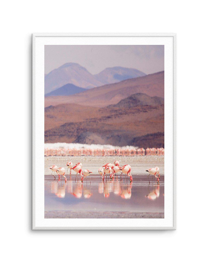 Flamingos | PT Art Print-PRINT-Olive et Oriel-Olive et Oriel-A5 | 5.8" x 8.3" | 14.8 x 21cm-Unframed Art Print-With White Border-Buy-Australian-Art-Prints-Online-with-Olive-et-Oriel-Your-Artwork-Specialists-Austrailia-Decorate-With-Coastal-Photo-Wall-Art-Prints-From-Our-Beach-House-Artwork-Collection-Fine-Poster-and-Framed-Artwork