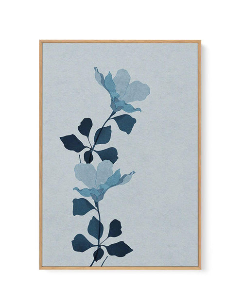 Fleur Graphique I | Blue | Framed Canvas-CANVAS-You can shop wall art online with Olive et Oriel for everything from abstract art to fun kids wall art. Our beautiful modern art prints and canvas art are available from large canvas prints to wall art paintings and our proudly Australian artwork collection offers only the highest quality framed large wall art and canvas art Australia - You can buy fashion photography prints or Hampton print posters and paintings on canvas from Olive et Oriel and h