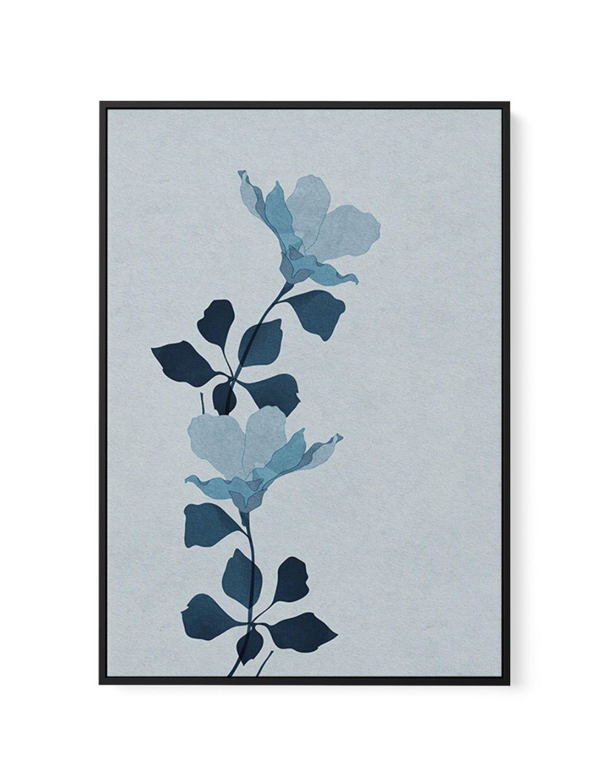 Fleur Graphique I | Blue | Framed Canvas-CANVAS-You can shop wall art online with Olive et Oriel for everything from abstract art to fun kids wall art. Our beautiful modern art prints and canvas art are available from large canvas prints to wall art paintings and our proudly Australian artwork collection offers only the highest quality framed large wall art and canvas art Australia - You can buy fashion photography prints or Hampton print posters and paintings on canvas from Olive et Oriel and h