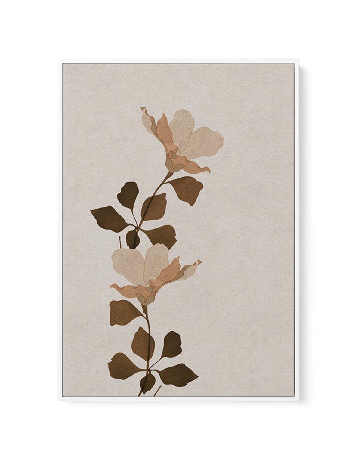 Fleur Graphique I | Brown | Framed Canvas-CANVAS-You can shop wall art online with Olive et Oriel for everything from abstract art to fun kids wall art. Our beautiful modern art prints and canvas art are available from large canvas prints to wall art paintings and our proudly Australian artwork collection offers only the highest quality framed large wall art and canvas art Australia - You can buy fashion photography prints or Hampton print posters and paintings on canvas from Olive et Oriel and 