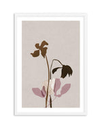 Fleur Graphique II | Brown Art Print-PRINT-Olive et Oriel-Olive et Oriel-A4 | 8.3" x 11.7" | 21 x 29.7cm-White-With White Border-Buy-Australian-Art-Prints-Online-with-Olive-et-Oriel-Your-Artwork-Specialists-Austrailia-Decorate-With-Coastal-Photo-Wall-Art-Prints-From-Our-Beach-House-Artwork-Collection-Fine-Poster-and-Framed-Artwork