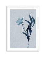 Fleur Graphique III | Blue Art Print-PRINT-Olive et Oriel-Olive et Oriel-A5 | 5.8" x 8.3" | 14.8 x 21cm-White-With White Border-Buy-Australian-Art-Prints-Online-with-Olive-et-Oriel-Your-Artwork-Specialists-Austrailia-Decorate-With-Coastal-Photo-Wall-Art-Prints-From-Our-Beach-House-Artwork-Collection-Fine-Poster-and-Framed-Artwork
