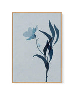 Fleur Graphique III | Blue | Framed Canvas-CANVAS-You can shop wall art online with Olive et Oriel for everything from abstract art to fun kids wall art. Our beautiful modern art prints and canvas art are available from large canvas prints to wall art paintings and our proudly Australian artwork collection offers only the highest quality framed large wall art and canvas art Australia - You can buy fashion photography prints or Hampton print posters and paintings on canvas from Olive et Oriel and