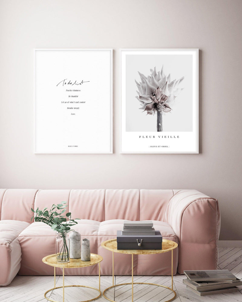 Fleur Vieille | King Protea Art Print-PRINT-Olive et Oriel-Olive et Oriel-Buy-Australian-Art-Prints-Online-with-Olive-et-Oriel-Your-Artwork-Specialists-Austrailia-Decorate-With-Coastal-Photo-Wall-Art-Prints-From-Our-Beach-House-Artwork-Collection-Fine-Poster-and-Framed-Artwork