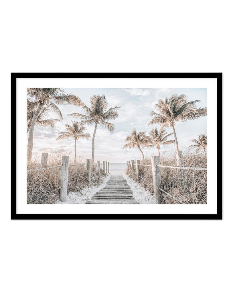 Florida Keys I | LS Art Print-PRINT-Olive et Oriel-Olive et Oriel-A5 | 5.8" x 8.3" | 14.8 x 21cm-Black-With White Border-Buy-Australian-Art-Prints-Online-with-Olive-et-Oriel-Your-Artwork-Specialists-Austrailia-Decorate-With-Coastal-Photo-Wall-Art-Prints-From-Our-Beach-House-Artwork-Collection-Fine-Poster-and-Framed-Artwork